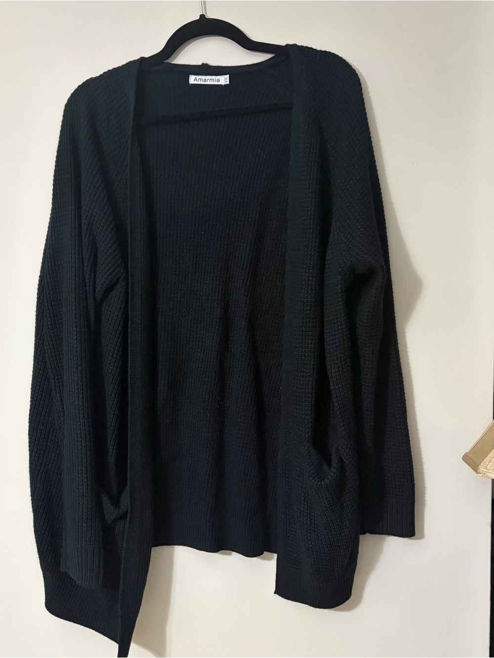 Amazon Black Open-Front Women's Cardigan
